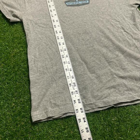 Authentic Fossil Grey Logo T-Shirt - Picture 4 of 5